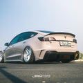 Robot Craftsman Tesla Model 3 “HACKER” Rear Bumper & Diffuser (2017–2023 pre-facelift) Aftermarket Carbon Fiber Part / Bodykit - Robot Bodykits