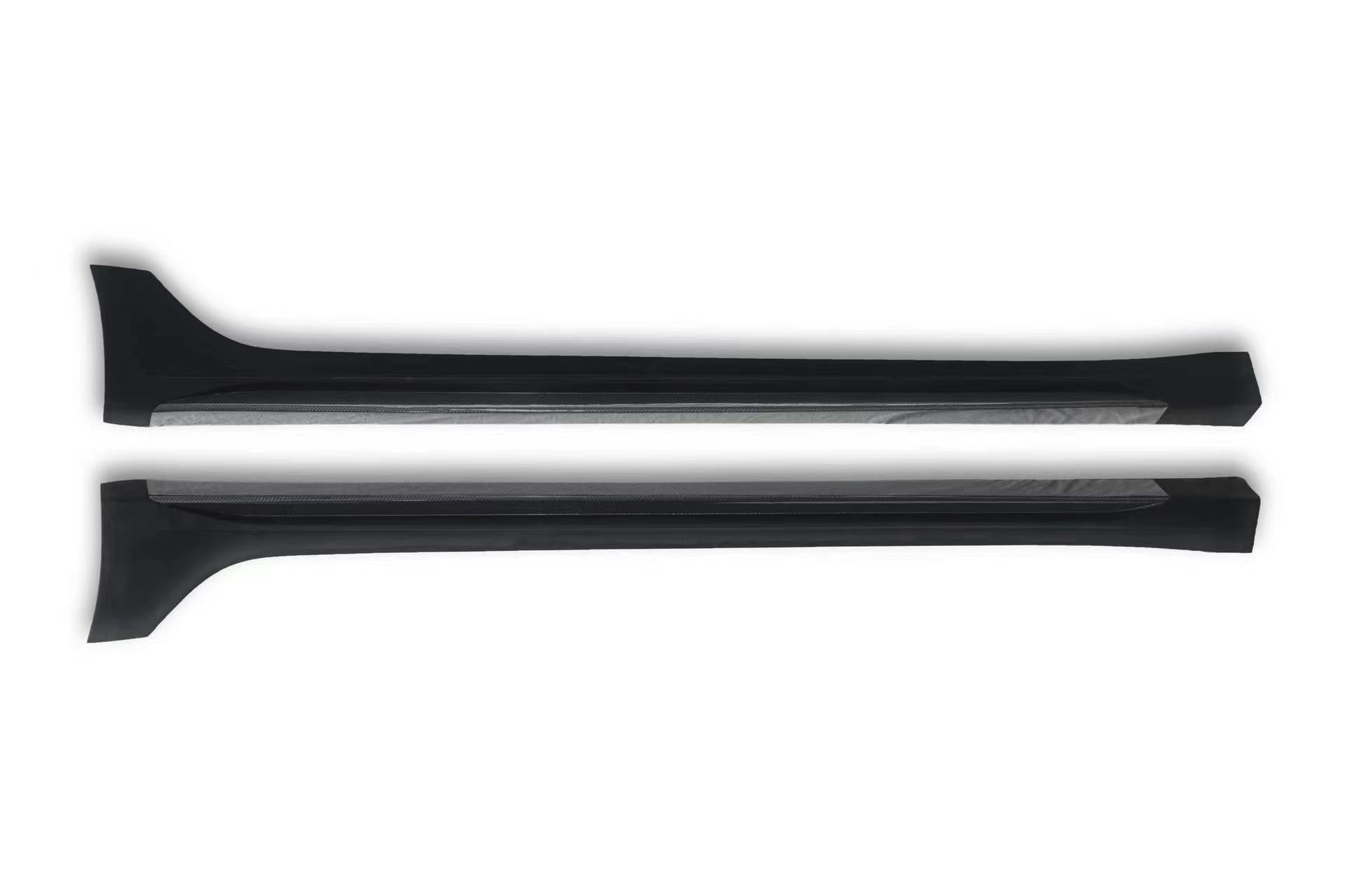 Robot Craftsman Tesla Model 3 “HACKER” Side Skirts (2017–2023 pre - facelift) Aftermarket Carbon Fiber Part / Bodykit - Robot Bodykits
