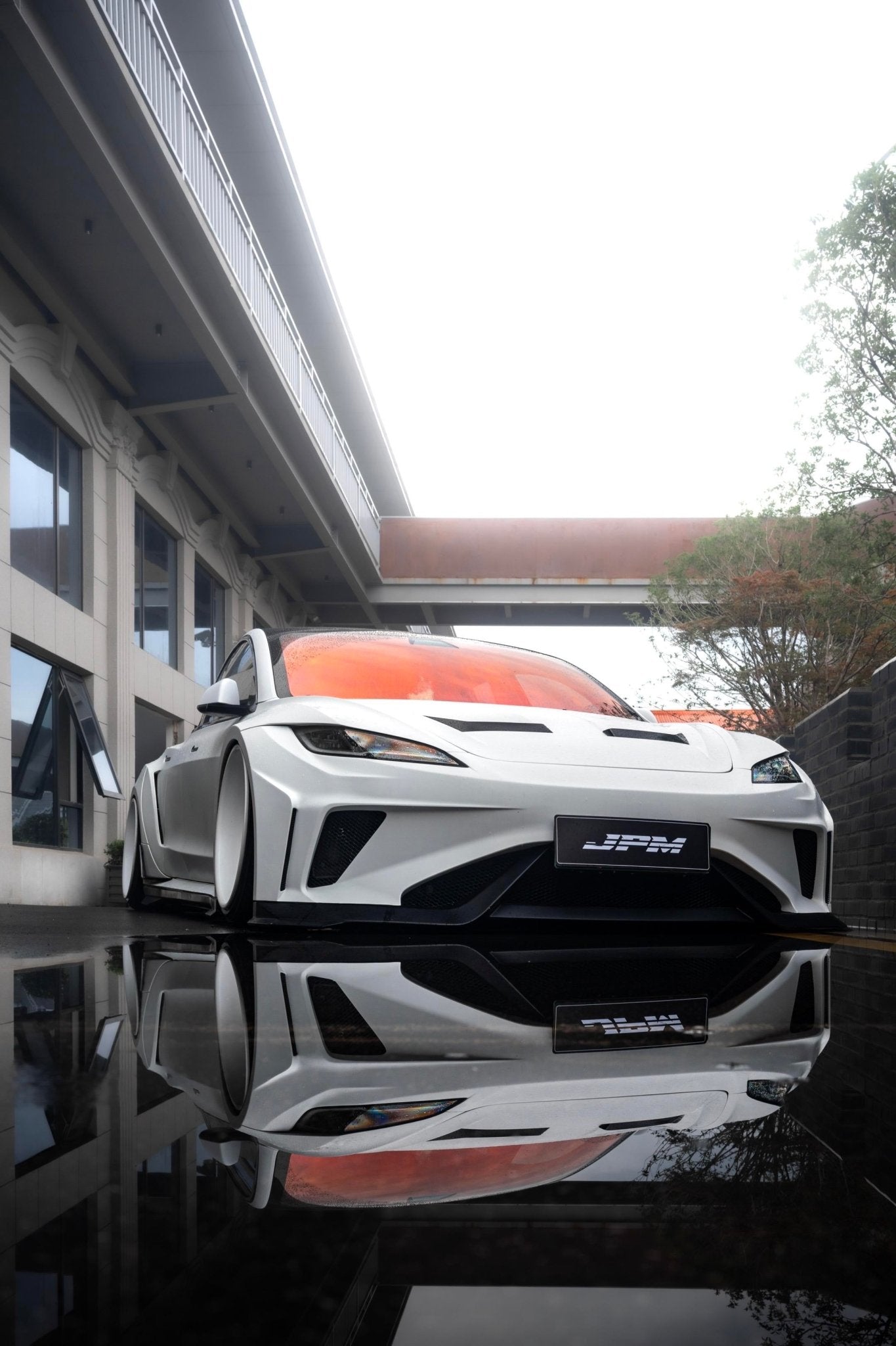 Robot Craftsman Tesla Model 3 Highland 2024+ “HACKER” Widebody FRP & Partial Carbon Full Kit Aftermarket Carbon Fiber Part / Bodykit - Robot Bodykits