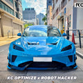 Robot Craftsman Tesla Model 3 Highland 2024+ “HACKER” Widebody FRP & Partial Carbon Full Kit Aftermarket Carbon Fiber Part / Bodykit - Robot Bodykits