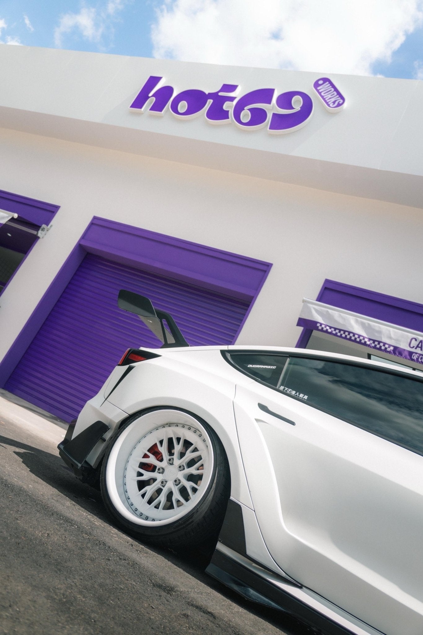 Robot Craftsman Tesla Model 3 Highland 2024+ “HACKER” Widebody FRP & Partial Carbon Full Kit Aftermarket Carbon Fiber Part / Bodykit - Robot Bodykits