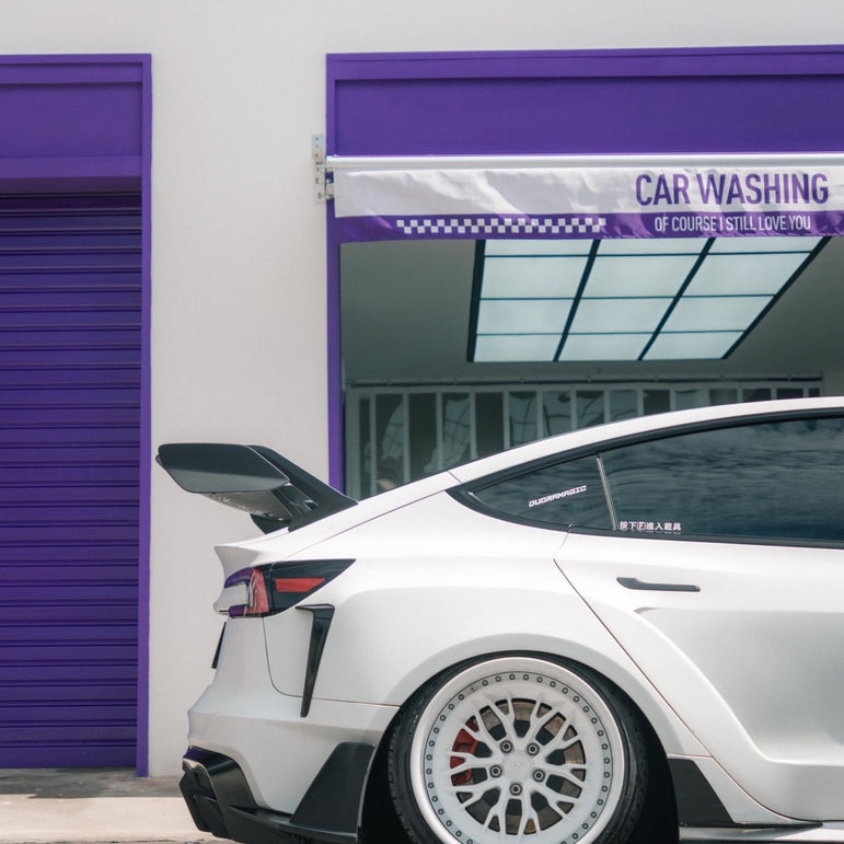 Robot Craftsman Tesla Model 3 Highland 2024+ “HACKER” Widebody FRP & Partial Carbon Full Kit Aftermarket Carbon Fiber Part / Bodykit - Robot Bodykits