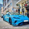 Robot Craftsman Tesla Model 3 Highland 2024+ “HACKER” Widebody FRP & Partial Carbon Full Kit Aftermarket Carbon Fiber Part / Bodykit - Robot Bodykits