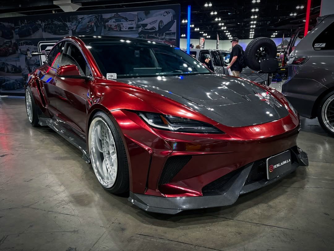 Robot Craftsman Tesla Model 3 Highland 2024+ “HACKER” Widebody FRP & Partial Carbon Full Kit Aftermarket Carbon Fiber Part / Bodykit - Robot Bodykits