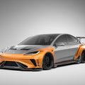 Robot Craftsman Tesla Model 3 Highland 2024+ “HACKER” Widebody FRP & Partial Carbon Full Kit Aftermarket Carbon Fiber Part / Bodykit - Robot Bodykits