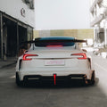 Robot Craftsman Tesla Model 3 Highland 2024+ “HACKER” Widebody FRP & Partial Carbon Full Kit Aftermarket Carbon Fiber Part / Bodykit - Robot Bodykits