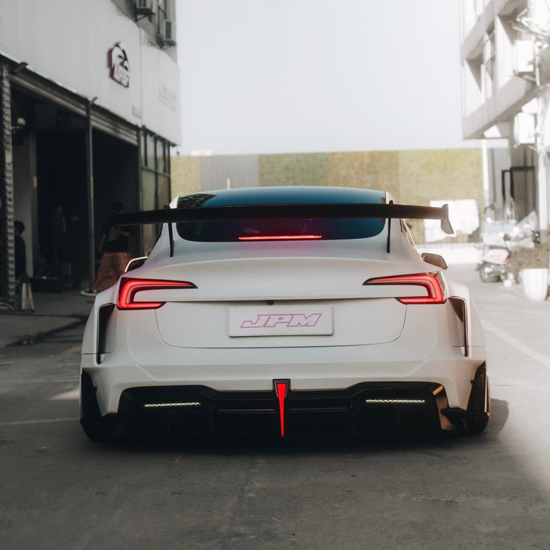Robot Craftsman Tesla Model 3 Highland 2024+ “HACKER” Widebody FRP & Partial Carbon Full Kit Aftermarket Carbon Fiber Part / Bodykit - Robot Bodykits