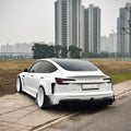 Robot Craftsman Tesla Model 3 Highland 2024+ “HACKER” Widebody FRP & Partial Carbon Full Kit Aftermarket Carbon Fiber Part / Bodykit - Robot Bodykits