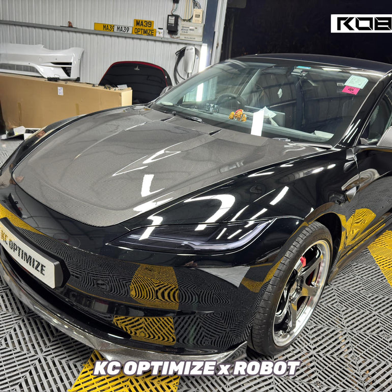Robot Craftsman Tesla Model 3 Highland Bonnet / Hood Aftermarket Carbon Fiber Part / Bodykit - Robot Bodykits