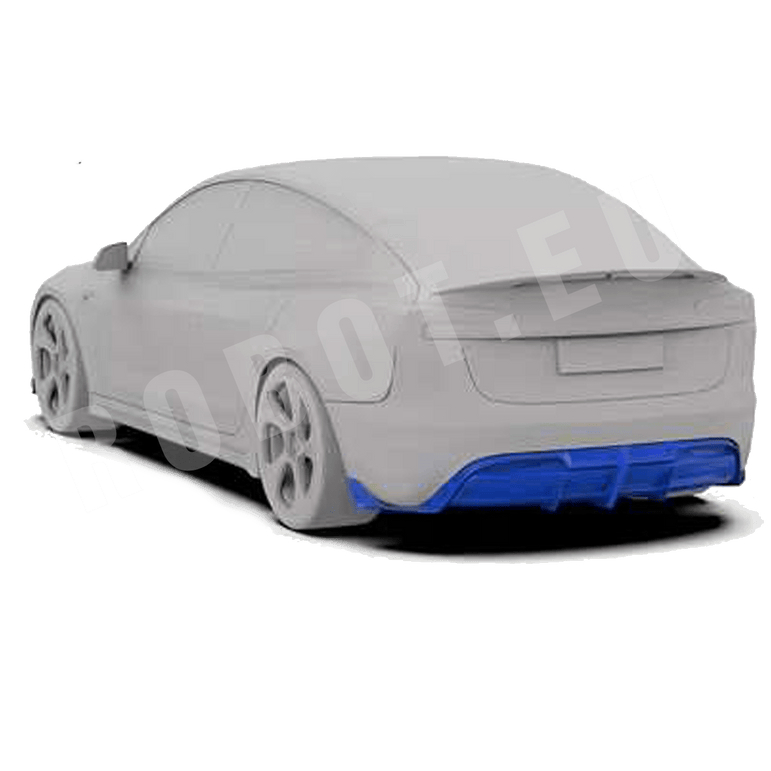 Robot Craftsman Tesla Model 3 Highland Diffuser Aftermarket Carbon Fiber Part / Bodykit - Robot Bodykits