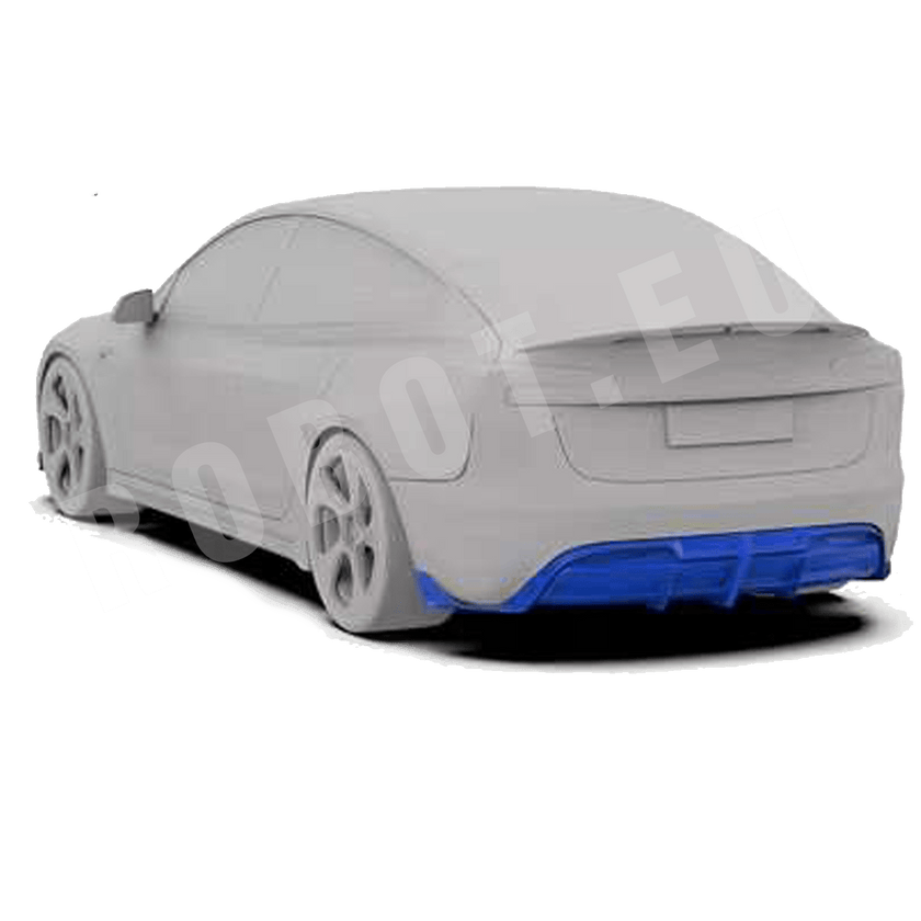 Robot Craftsman Tesla Model 3 Highland Diffuser Aftermarket Carbon Fiber Part / Bodykit - Robot Bodykits