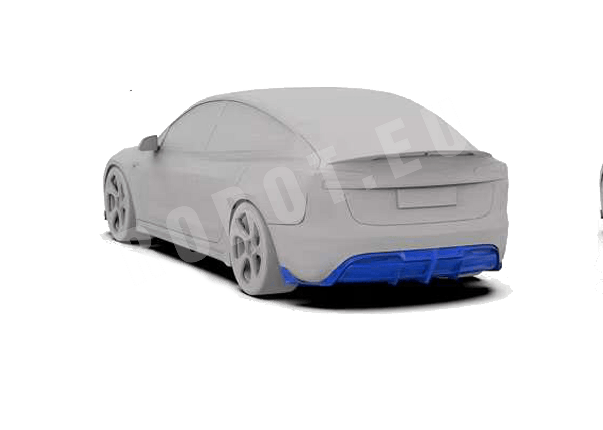 Robot Craftsman Tesla Model 3 Highland Diffuser Aftermarket Carbon Fiber Part / Bodykit - Robot Bodykits