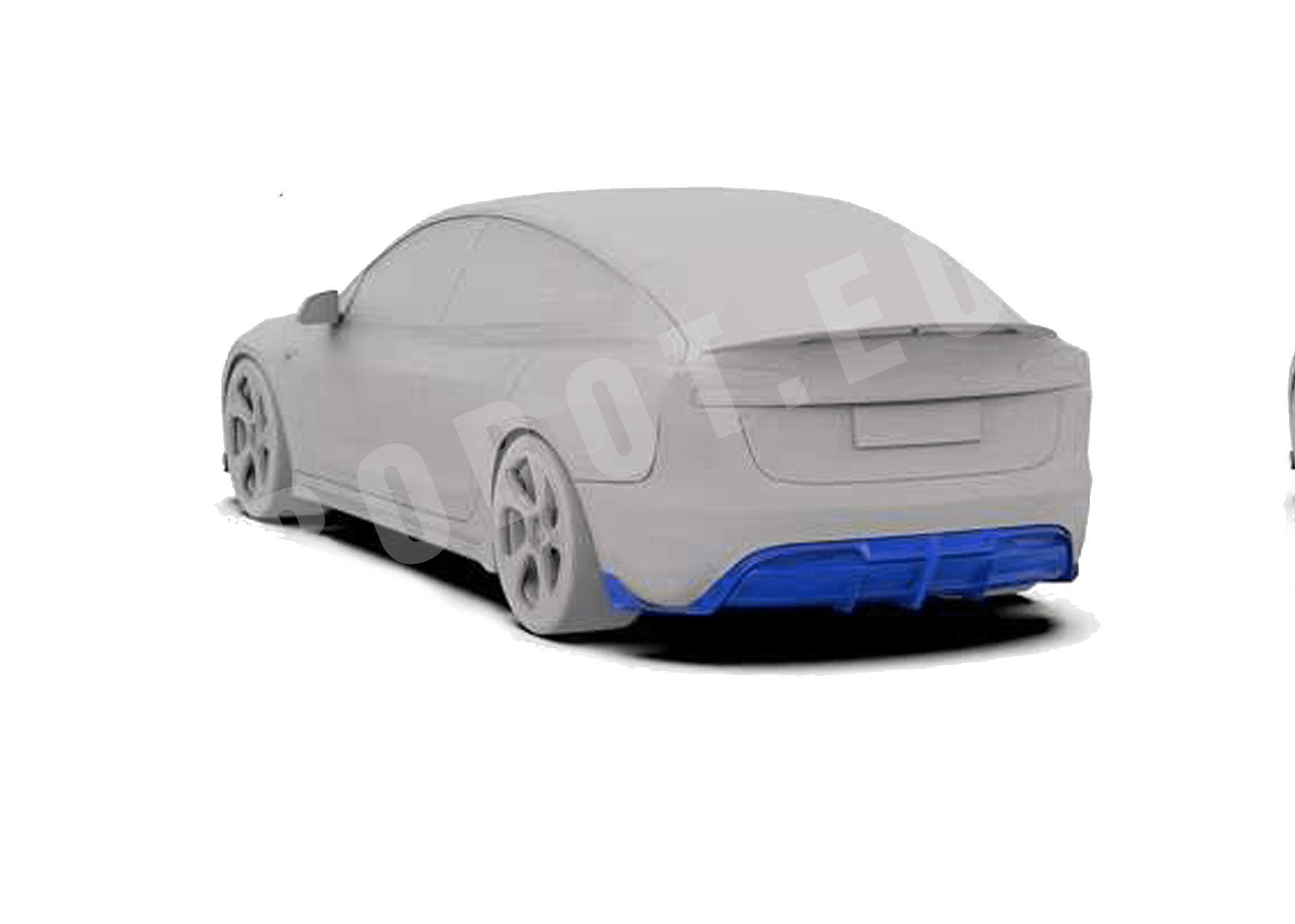 Robot Craftsman Tesla Model 3 Highland Diffuser Aftermarket Carbon Fiber Part / Bodykit - Robot Bodykits