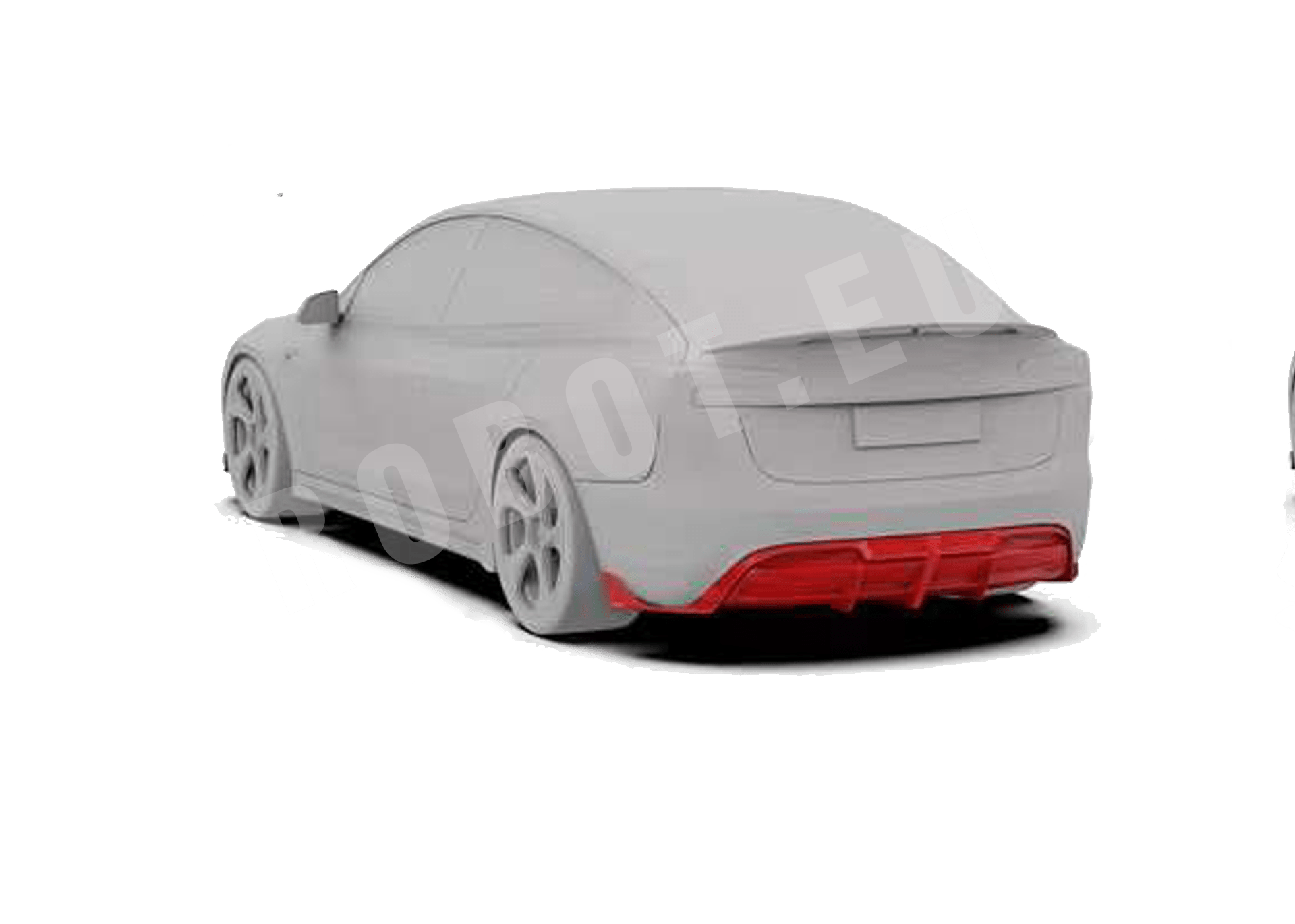 Robot Craftsman Tesla Model 3 Highland Diffuser Aftermarket Carbon Fiber Part / Bodykit - Robot Bodykits