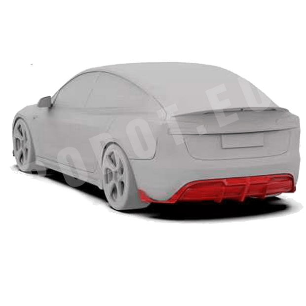 Robot Craftsman Tesla Model 3 Highland Diffuser Aftermarket Carbon Fiber Part / Bodykit - Robot Bodykits