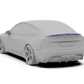 Robot Craftsman Tesla Model 3 Highland Ducktail Rear Spoiler Aftermarket Carbon Fiber Part / Bodykit - Robot Bodykits
