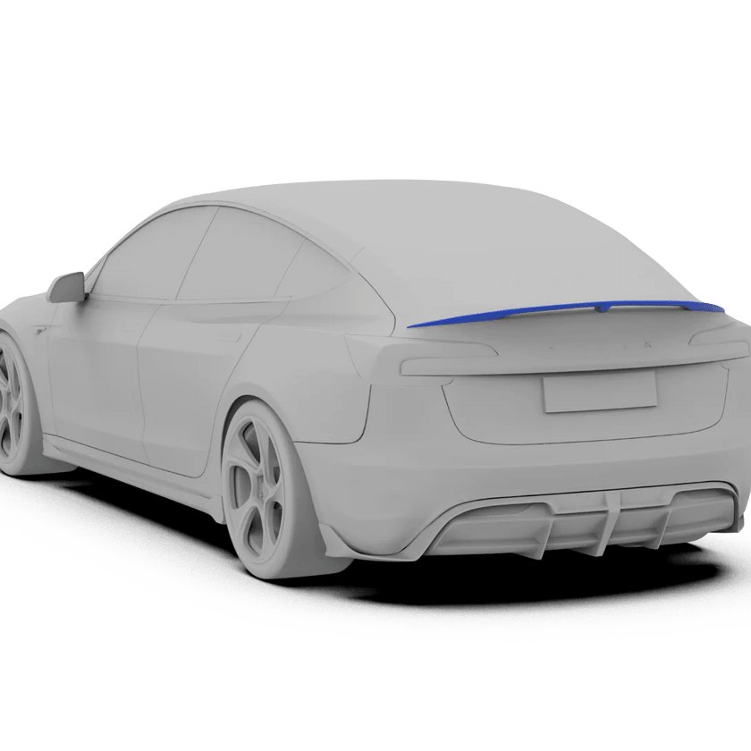 Robot Craftsman Tesla Model 3 Highland Ducktail Rear Spoiler Aftermarket Carbon Fiber Part / Bodykit - Robot Bodykits