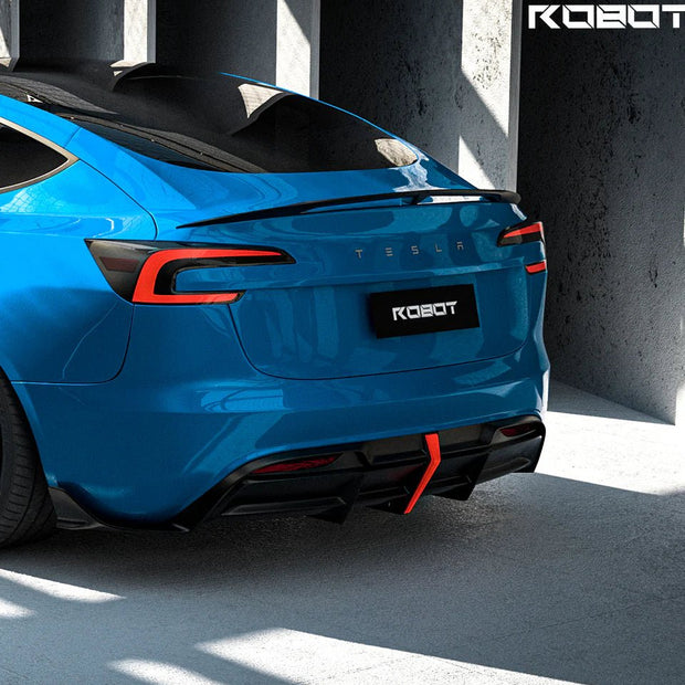 Robot Craftsman Tesla Model 3 Highland Ducktail Rear Spoiler Aftermarket Carbon Fiber Part / Bodykit - Robot Bodykits