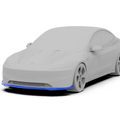 Robot Craftsman Tesla Model 3 Highland Front Splitter Aftermarket Carbon Fiber Part / Bodykit - Robot Bodykits