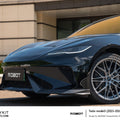 Robot Craftsman Tesla Model 3 Highland "HACKER" Front Bumper & Front Lip Aftermarket Carbon Fiber Part / Bodykit - Robot Bodykits