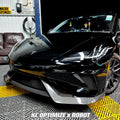 Robot Craftsman Tesla Model 3 Highland "HACKER" Front Bumper & Front Lip Aftermarket Carbon Fiber Part / Bodykit - Robot Bodykits