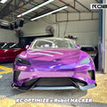 Robot Craftsman Tesla Model 3 Highland "HACKER" Front Bumper & Front Lip Aftermarket Carbon Fiber Part / Bodykit - Robot Bodykits