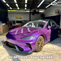 Robot Craftsman Tesla Model 3 Highland "HACKER" Front Bumper & Front Lip Aftermarket Carbon Fiber Part / Bodykit - Robot Bodykits