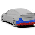 Robot Craftsman Tesla Model 3 Highland "HACKER" Rear Bumper & Diffuser Aftermarket Carbon Fiber Part / Bodykit - Robot Bodykits