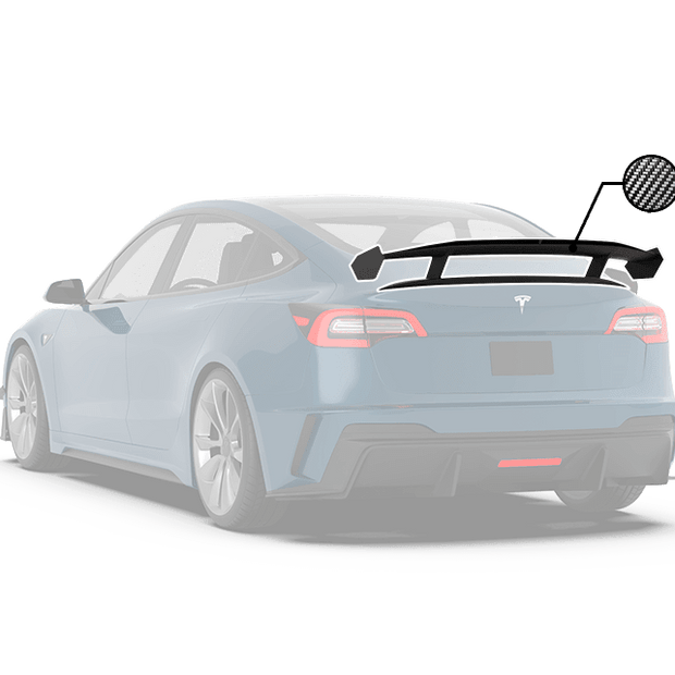 Robot Craftsman Tesla Model 3 Highland "Hacker" Spoiler Options Aftermarket Carbon Fiber Part / Bodykit - Robot Bodykits
