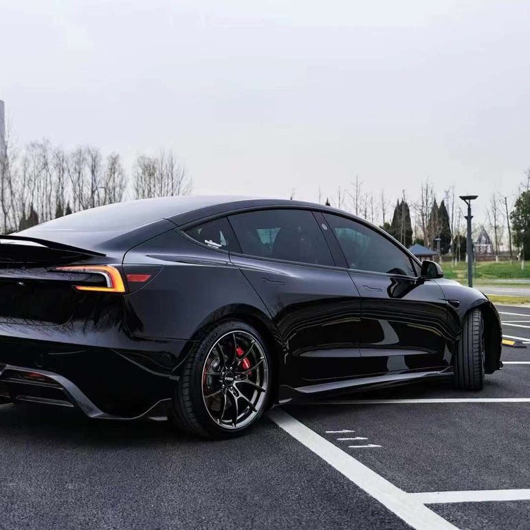 Robot Craftsman Tesla Model 3 Highland Lowline Bodykit (Hydrogai Series) SR & LR Aftermarket Carbon Fiber Part / Bodykit - Robot Bodykits