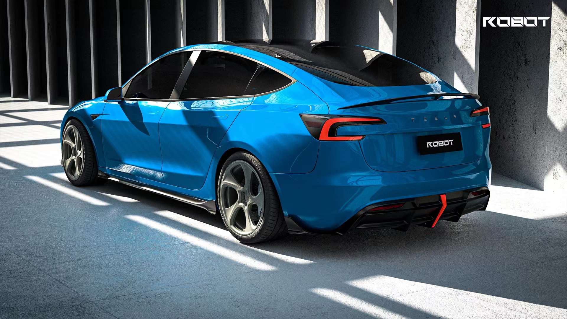 Robot Craftsman Tesla Model 3 Highland Side Skirts Aftermarket Carbon Fiber Part / Bodykit - Robot Bodykits