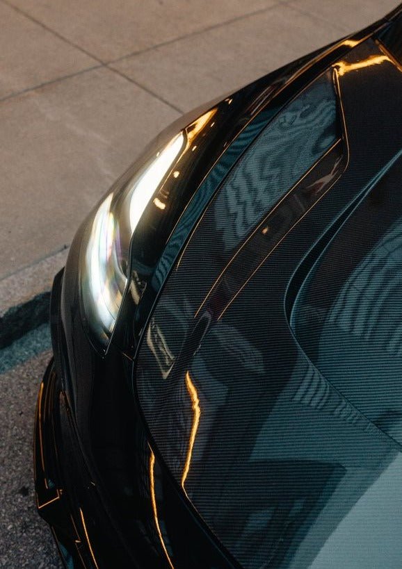 Robot Craftsman Tesla Model 3 Model Y “HACKER” Hood / Bonnet Aftermarket Carbon Fiber Part / Bodykit - Robot Bodykits