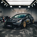 Robot Craftsman Tesla Model 3 Model Y “HACKER” Hood / Bonnet Aftermarket Carbon Fiber Part / Bodykit - Robot Bodykits