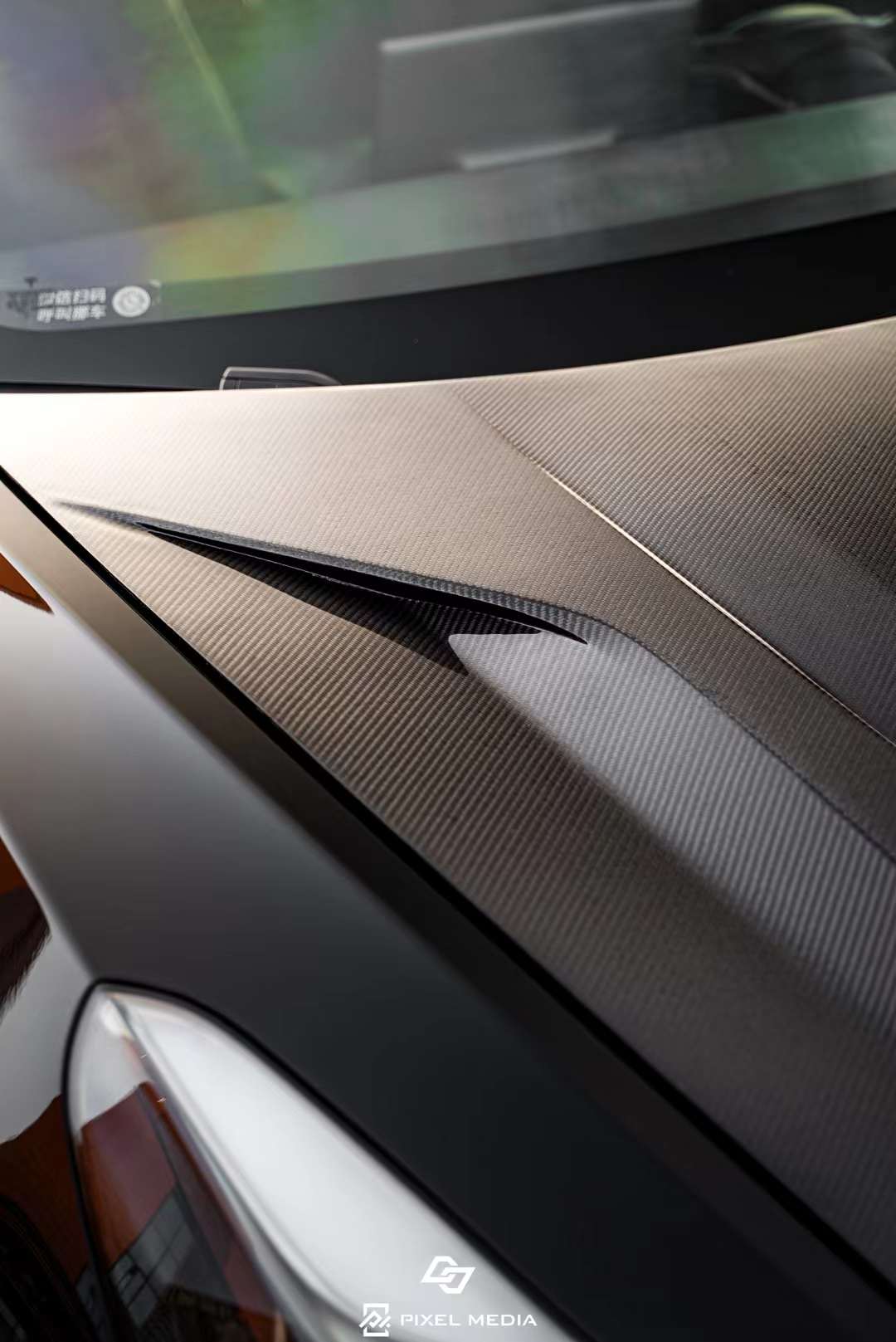 Robot Craftsman Tesla Model 3 Model Y “HACKER” Hood / Bonnet Aftermarket Carbon Fiber Part / Bodykit - Robot Bodykits