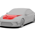 Robot Craftsman Tesla Model 3 Model Y “HACKER” Hood / Bonnet Aftermarket Carbon Fiber Part / Bodykit - Robot Bodykits