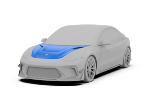 Robot Craftsman Tesla Model 3  “HACKER” Hood / Bonnet