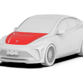 Robot Craftsman Tesla Model Y Starship Aluminium Bonnet / Hood Aftermarket Carbon Fiber Part / Bodykit - Robot Bodykits