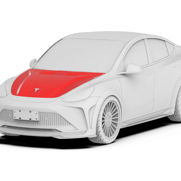 Robot Craftsman Tesla Model Y Starship Aluminium Bonnet / Hood Aftermarket Carbon Fiber Part / Bodykit - Robot Bodykits