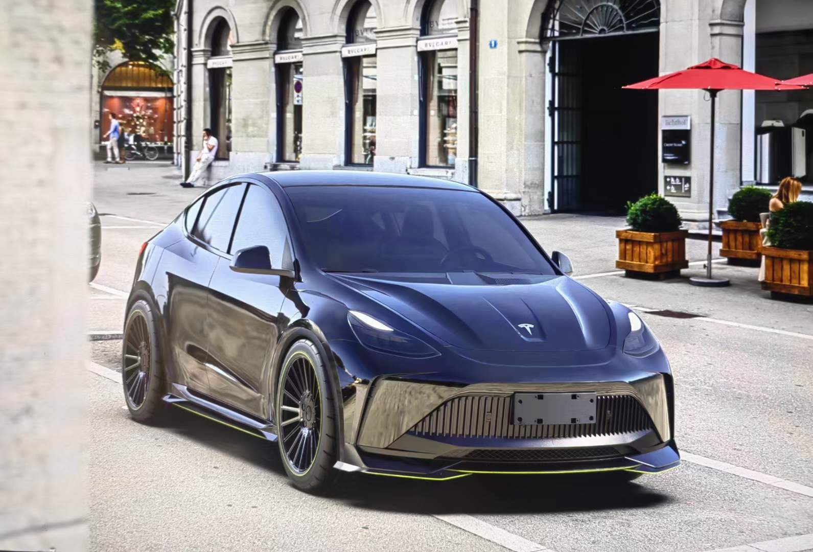 Robot Craftsman Tesla Model Y Starship Aluminium Bonnet / Hood Aftermarket Carbon Fiber Part / Bodykit - Robot Bodykits