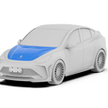Robot Craftsman Tesla Model Y Starship Aluminium Bonnet / Hood Aftermarket Carbon Fiber Part / Bodykit - Robot Bodykits