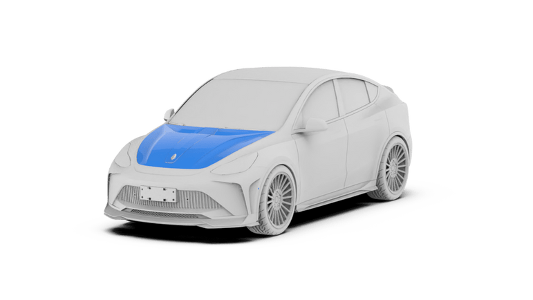 Robot Craftsman Tesla Model Y Starship Aluminium Bonnet / Hood Aftermarket Carbon Fiber Part / Bodykit - Robot Bodykits