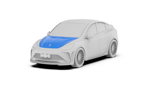 Robot Craftsman Tesla Model Y Starship Aluminium Bonnet / Hood