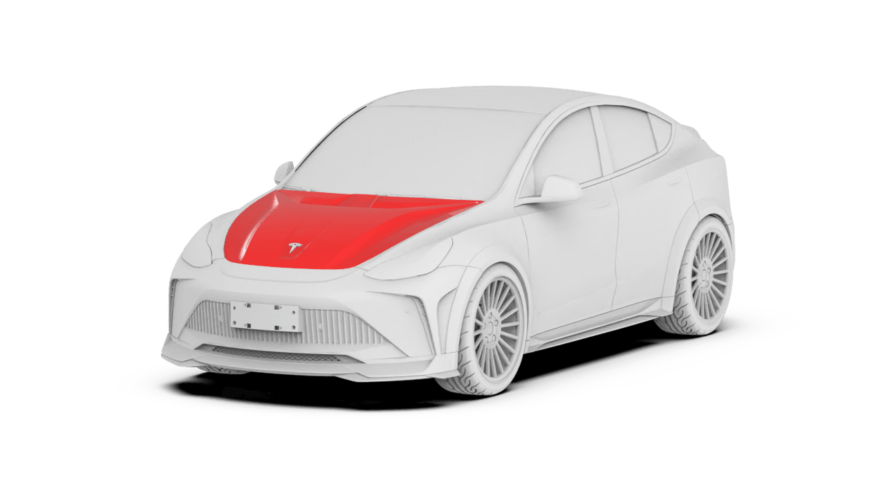 Robot Craftsman Tesla Model Y Starship Aluminium Bonnet / Hood Aftermarket Carbon Fiber Part / Bodykit - Robot Bodykits