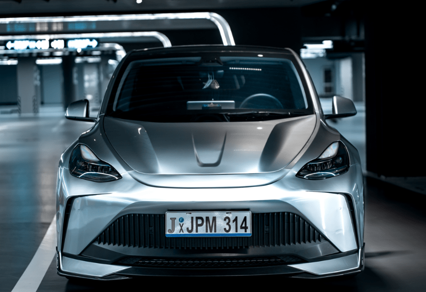 Robot Craftsman Tesla Model Y Starship Polypropylene Front Bumper Aftermarket Carbon Fiber Part / Bodykit - Robot Bodykits