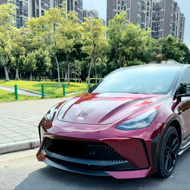 Robot Craftsman Tesla Model Y Starship Polypropylene Front Bumper Aftermarket Carbon Fiber Part / Bodykit - Robot Bodykits