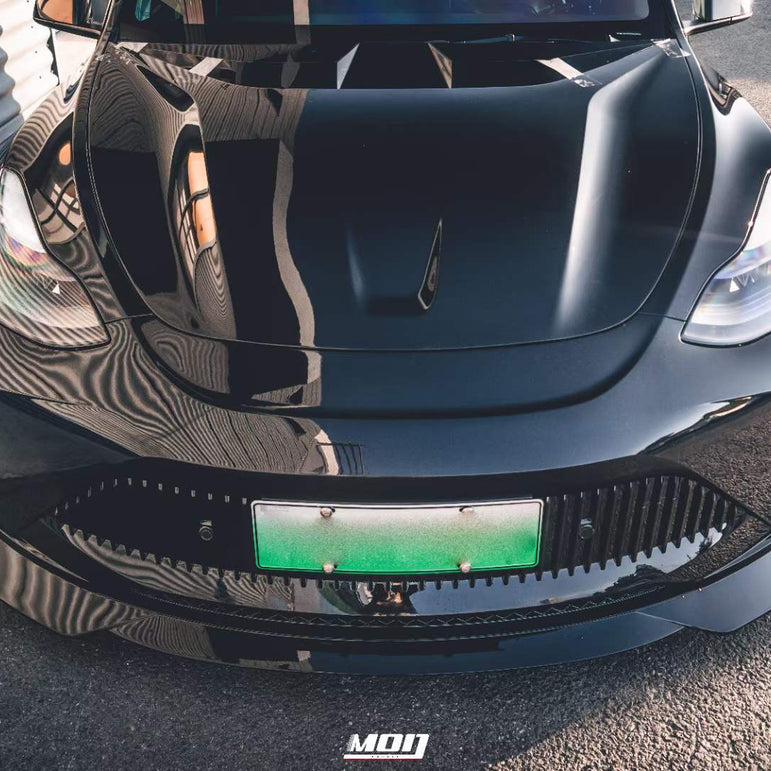 Robot Craftsman Tesla Model Y Starship Polypropylene Front Bumper Aftermarket Carbon Fiber Part / Bodykit - Robot Bodykits