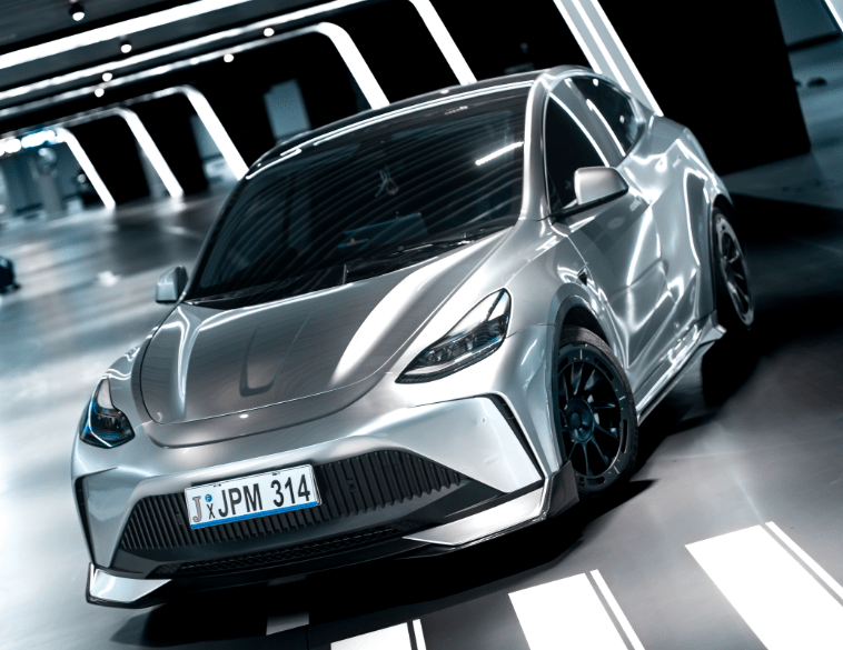 Robot Craftsman Tesla Model Y Starship Polypropylene Front Bumper Aftermarket Carbon Fiber Part / Bodykit - Robot Bodykits