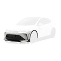 Robot Craftsman Tesla Model Y Starship Polypropylene Front Bumper Aftermarket Carbon Fiber Part / Bodykit - Robot Bodykits