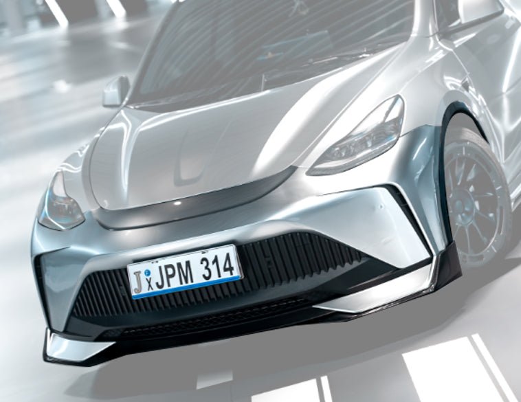 Robot Craftsman Tesla Model Y Starship Polypropylene Front Bumper Aftermarket Carbon Fiber Part / Bodykit - Robot Bodykits