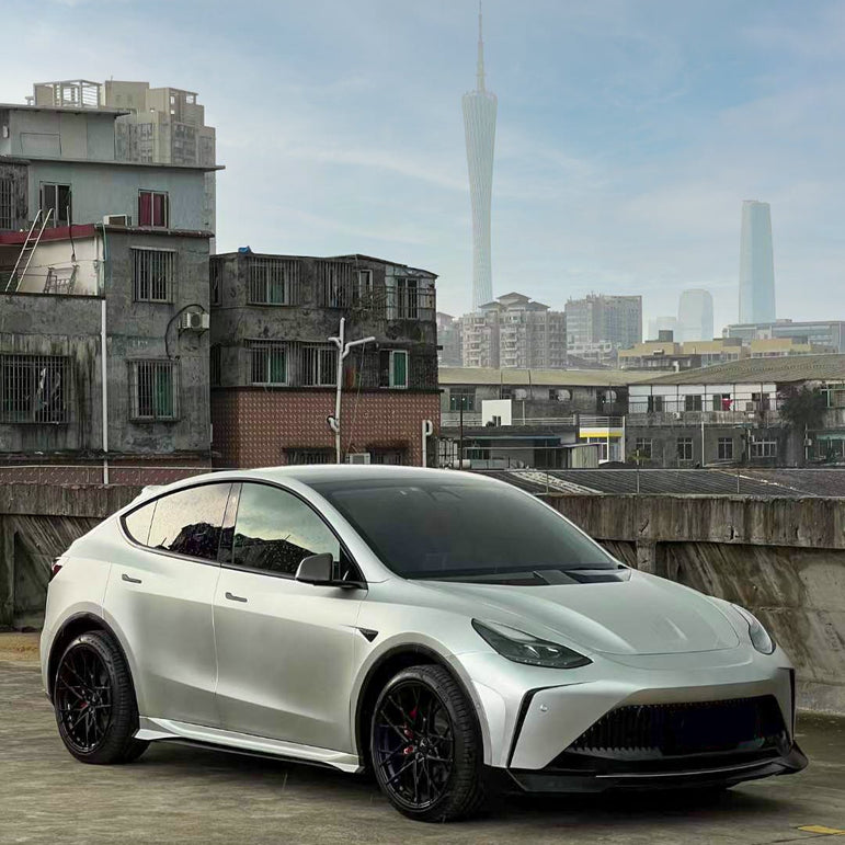 Robot Craftsman Tesla Model Y Starship Polypropylene Front Bumper Aftermarket Carbon Fiber Part / Bodykit - Robot Bodykits